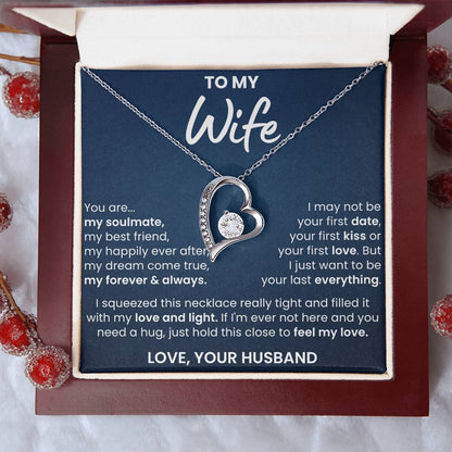 To My Wife, You're My Dream Come True - Forever Love Necklace