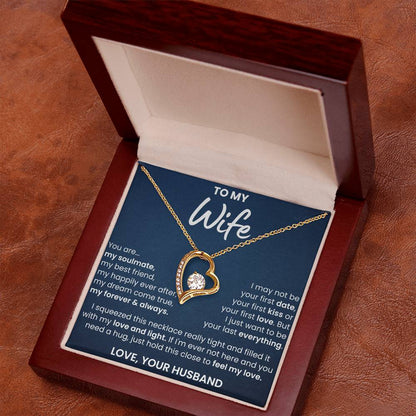 To My Wife, You're My Dream Come True - Forever Love Necklace