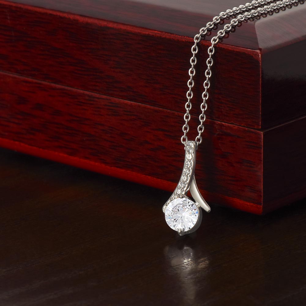 To My Amazing Wife, True Love Doesn't Have an Ending - Alluring Necklace