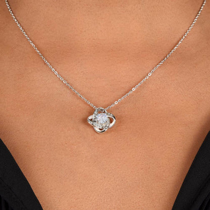 To My Smokin' Hot Wife - Love Knot Necklace