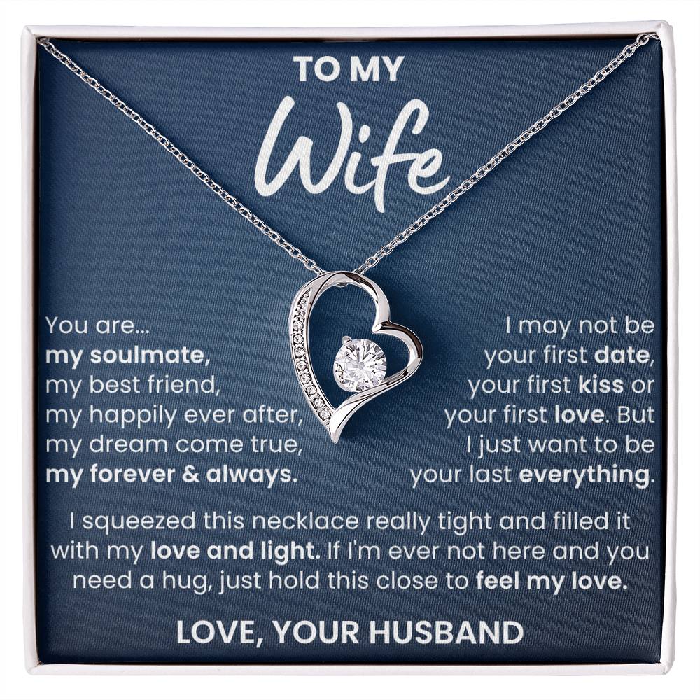 To My Wife, You're My Dream Come True - Forever Love Necklace