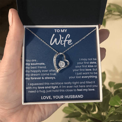 To My Wife, You're My Dream Come True - Forever Love Necklace